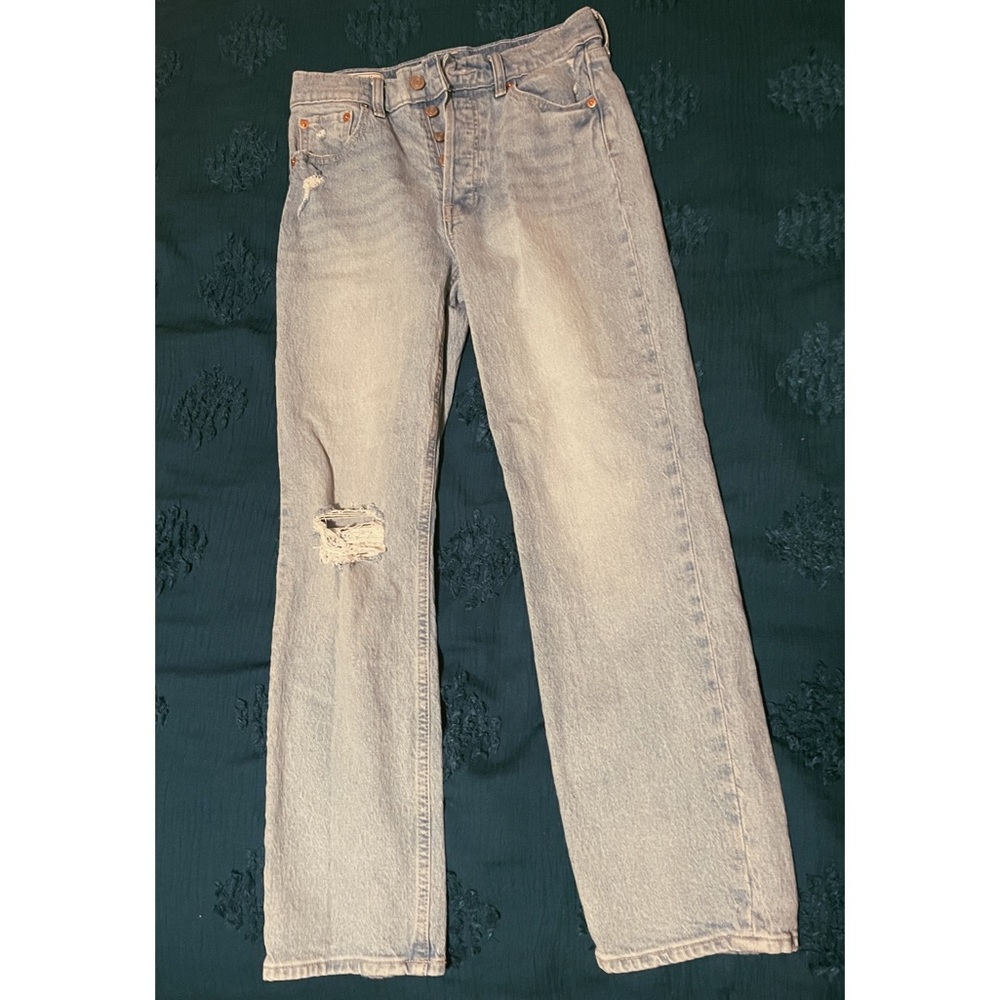 CHEEKY STRAIGHT HIGH RISE GAP JEANS
